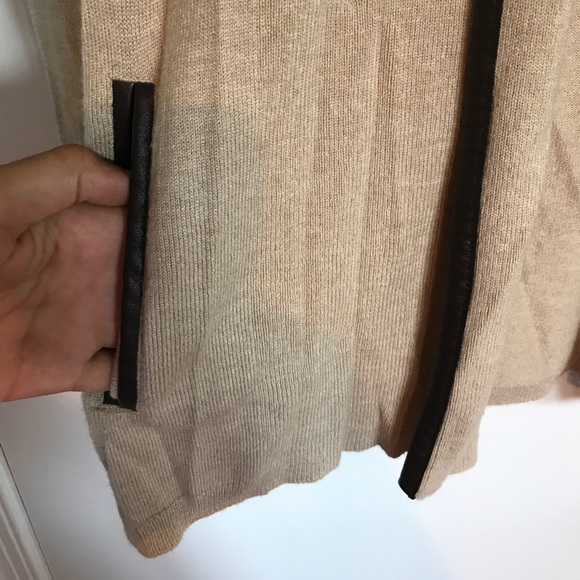 Banana Republic Tan Open Cardigan Sweater - Picture 3 of 6