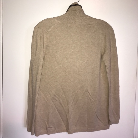 Banana Republic Tan Open Cardigan Sweater - Picture 4 of 6