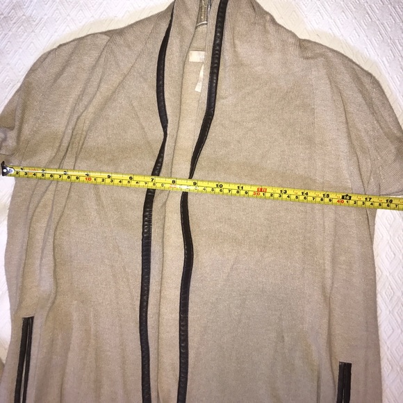 Banana Republic Tan Open Cardigan Sweater - Picture 5 of 6