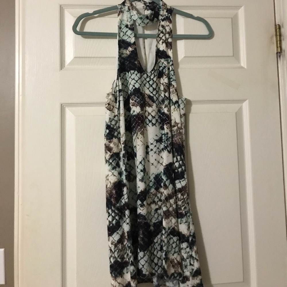 High Neck Dress