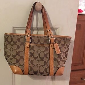 Authentic small coach handbag