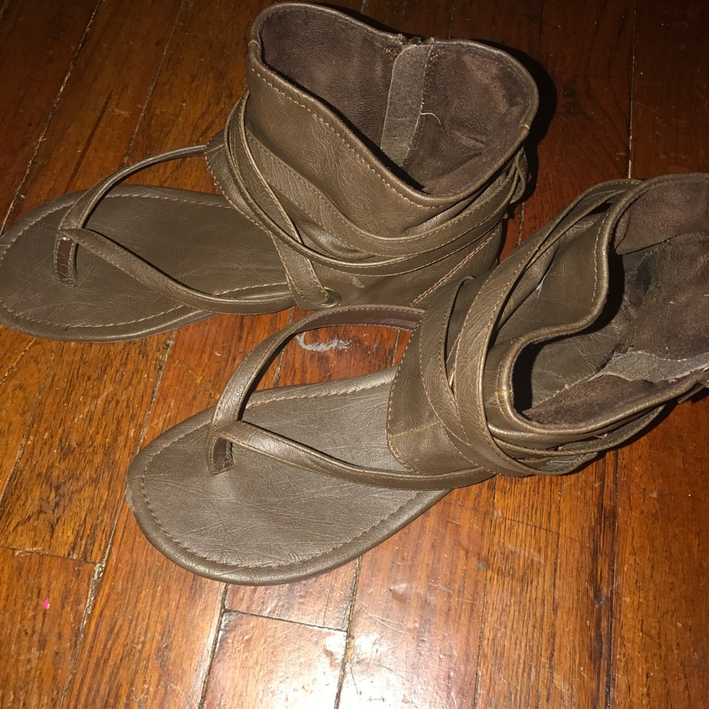 Half Booties Half Sandals