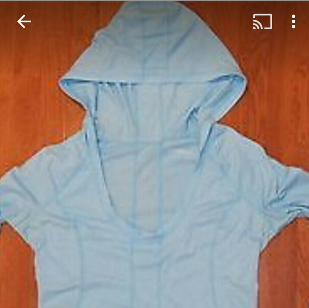 Light blue zella yoga pull over