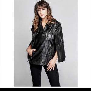 Marciano Leather Moto Cape