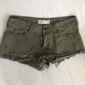 Abercrombie and Fitch distressed shorts