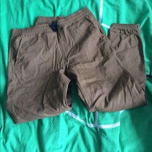 Kids khaki joggers