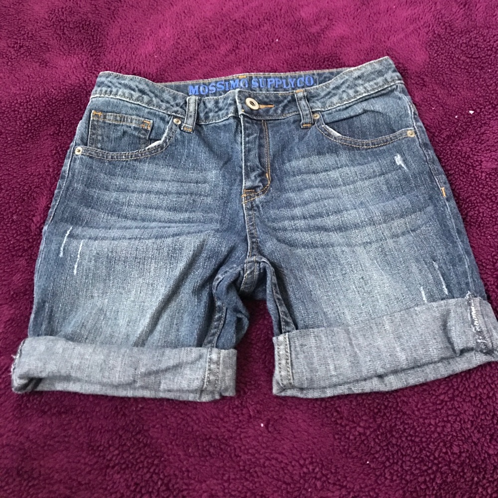 Mossimo Supply Co. Roll up denim shorts
