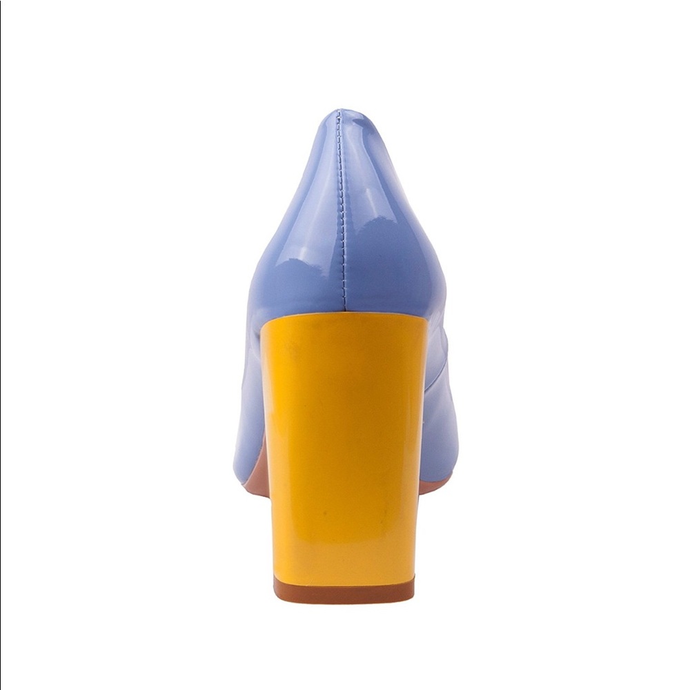 Beige Nude Block Heel Pump - Picture 8 of 8