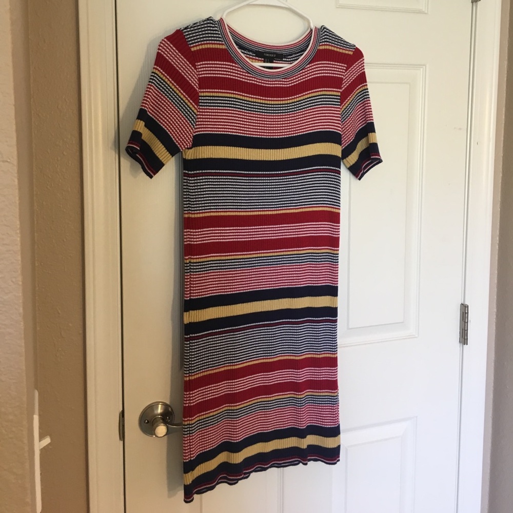 Striped Body Con Dress