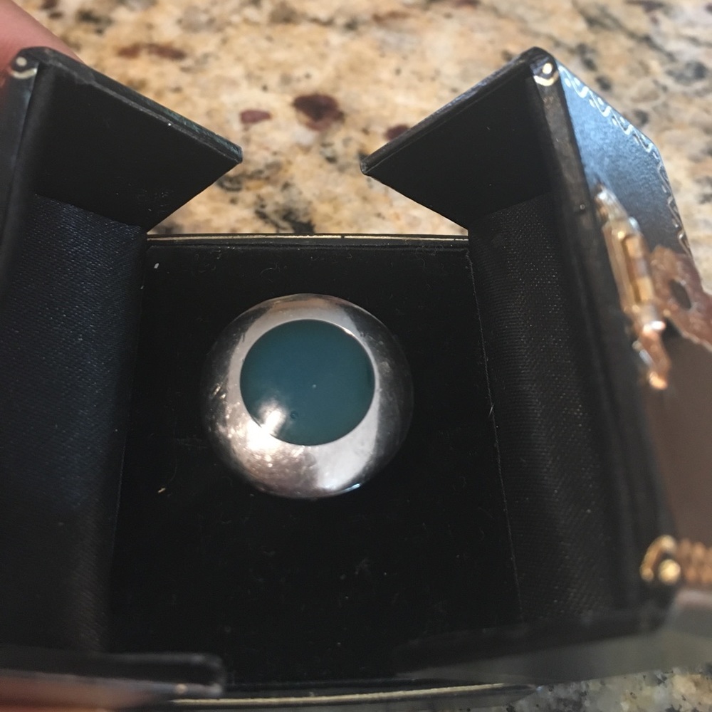Chunky stainless steel swatch ring