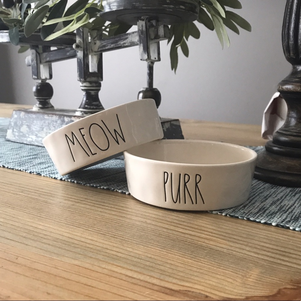 Rae Dunn cat/kitten bowls