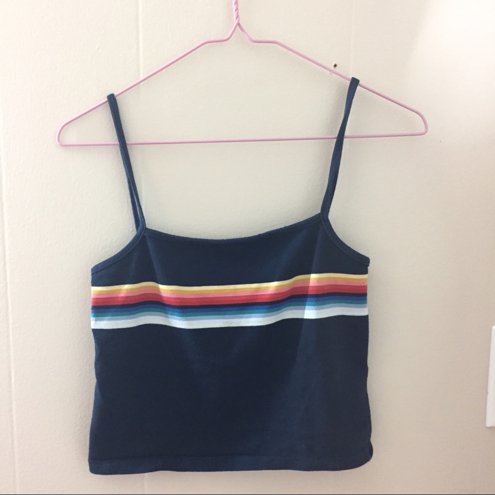 Brandy Melville Faye Rainbow Tank