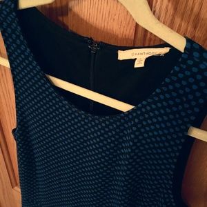 Jace Dot Print Fit & Flare Dress