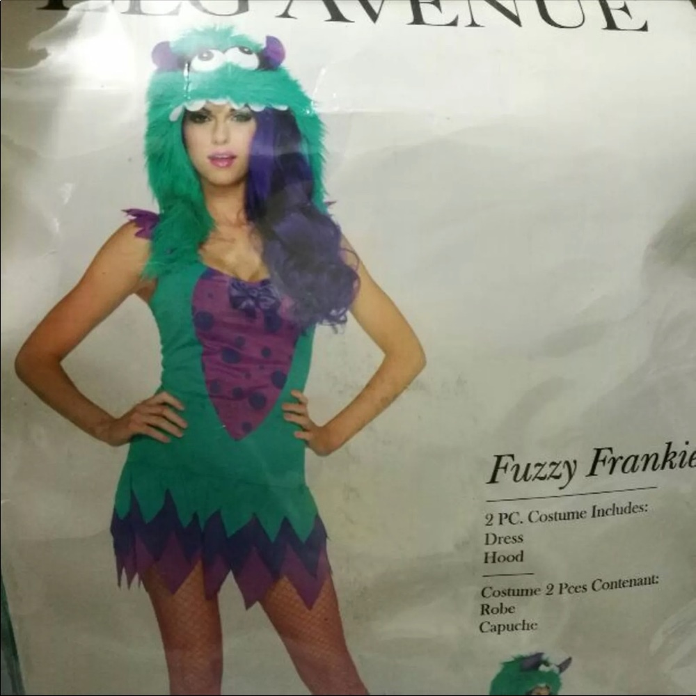 Fuzzy Frankenstein Halloween Costume