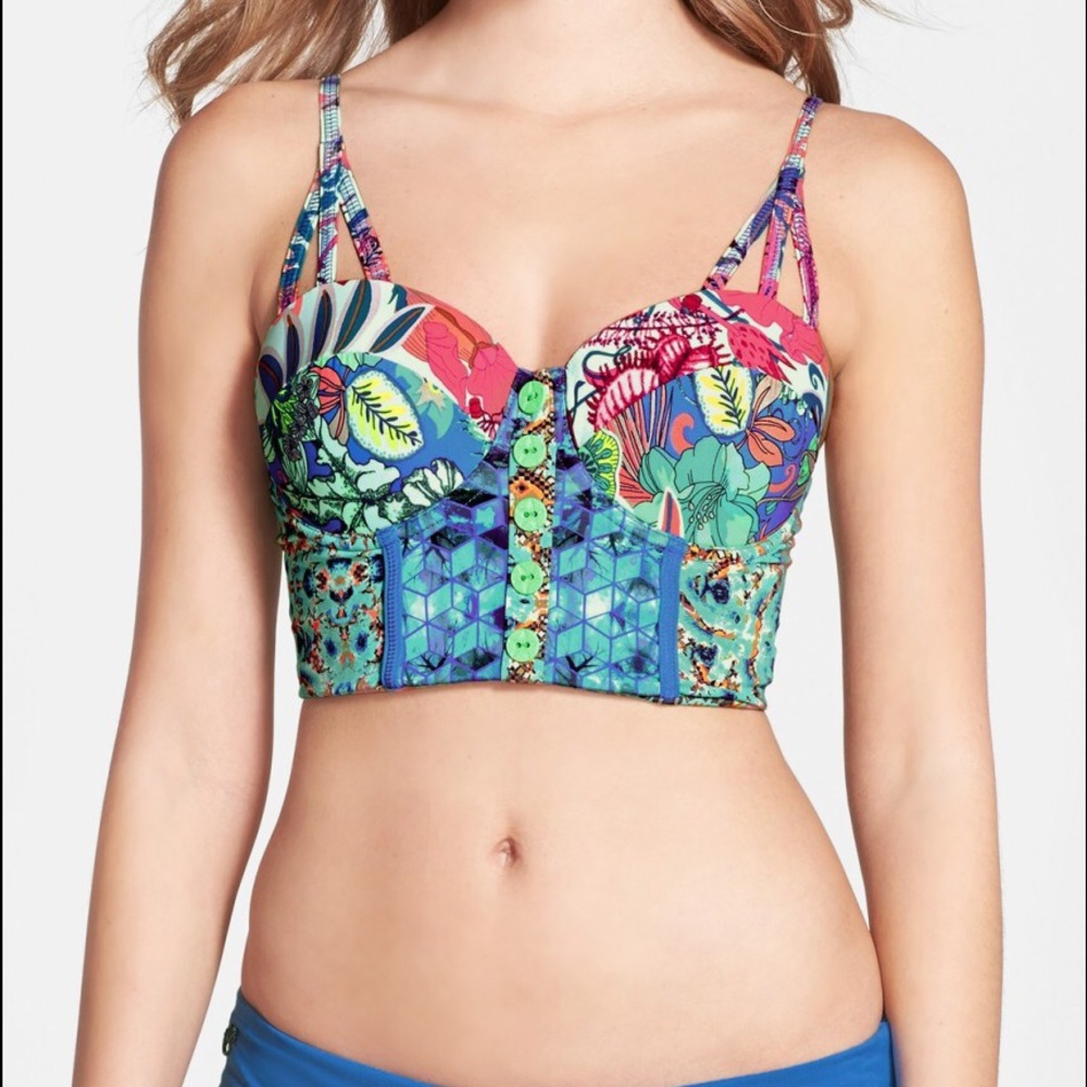 MAAJI Cubic Anise' Bustier Bikini Top