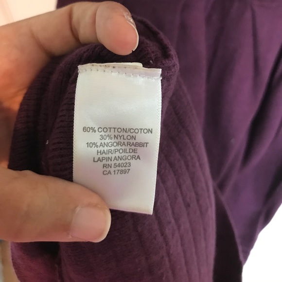 Banana Republic Purple Cotton Angora blend Dress - Picture 5 of 8