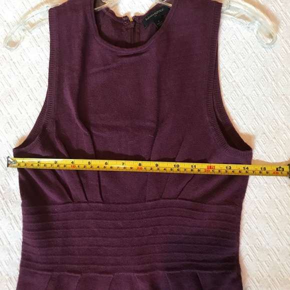 Banana Republic Purple Cotton Angora blend Dress - Picture 6 of 8