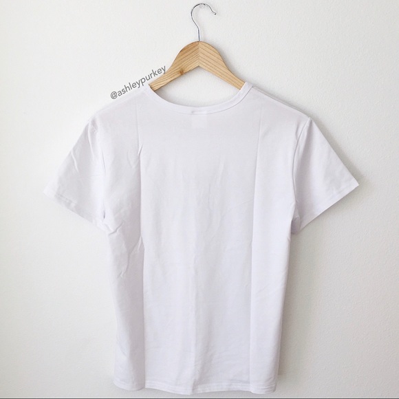 permanently tired white t-shirt - Picture 3 of 3