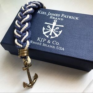 Kiel James Patrick Anchor Braid Bracelet