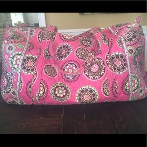 Vera Bradley Large Duffel--Cupcakes Pink