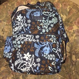 Vera Bradley Navy Floral Backpack
