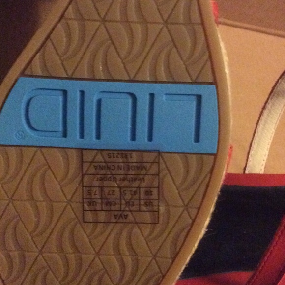 NWT Sexy Liuid Red Wedge Sandals Size 10 👠 - Picture 4 of 8