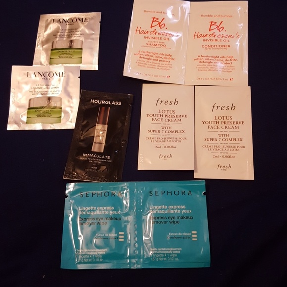 Sephora, Lancome, hourglass samples - Picture 1 of 3