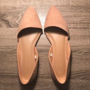 Tan Pointed Toe Flats