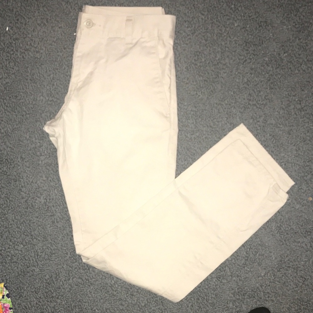 Levi's Cotton 511 Cream Khakis