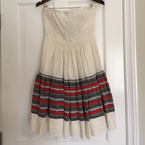 Anthropologie strapless dress - tags still on