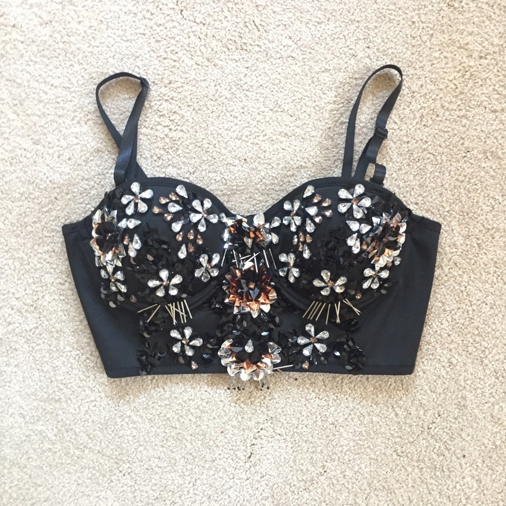 Embellished Bustier