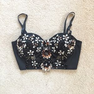 Embellished Bustier
