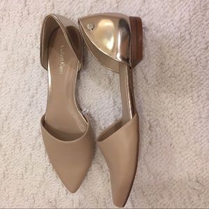Calvin Klein pointed toe flats
