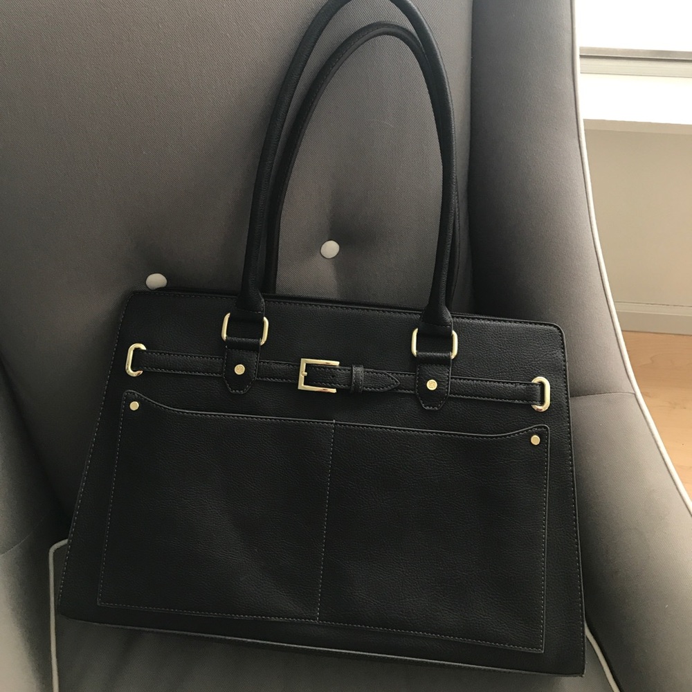 Liz Claiborne Black Laptop Bag