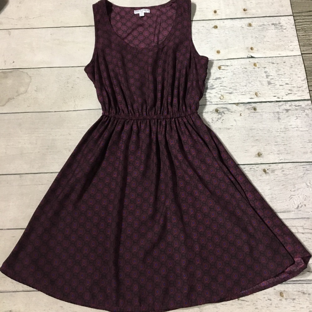 Pretty Purple Dress with a touch of Blue.