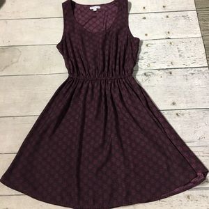 Pretty Purple Dress with a touch of Blue.