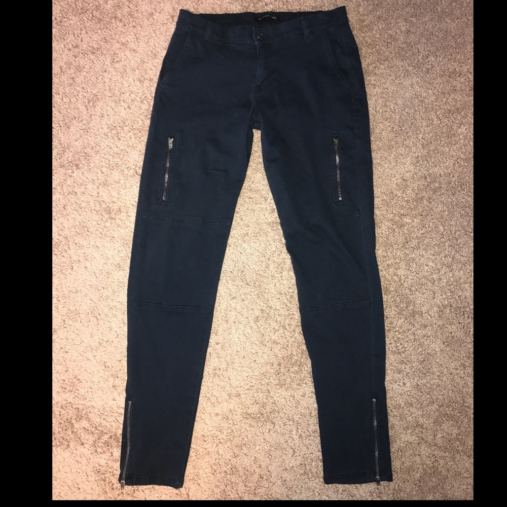 NEW Banana Republic Moto Style Pants with Thigh AND Ankle Zippers.