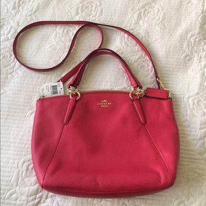 🔥SALE🔥NWT Pebble leather Kelsey Bright Pink