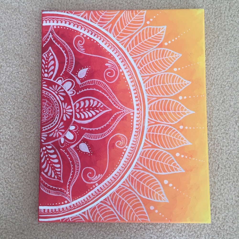 Painted canvas