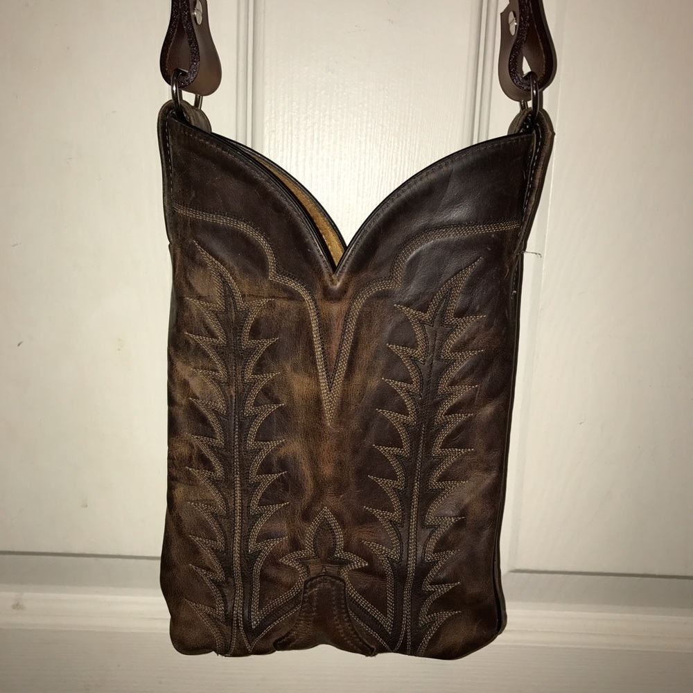Cowboy boot purse