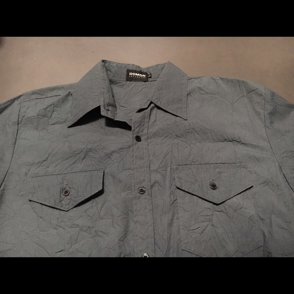 Men's Domon Exclusive Large shirt - wrinkle look