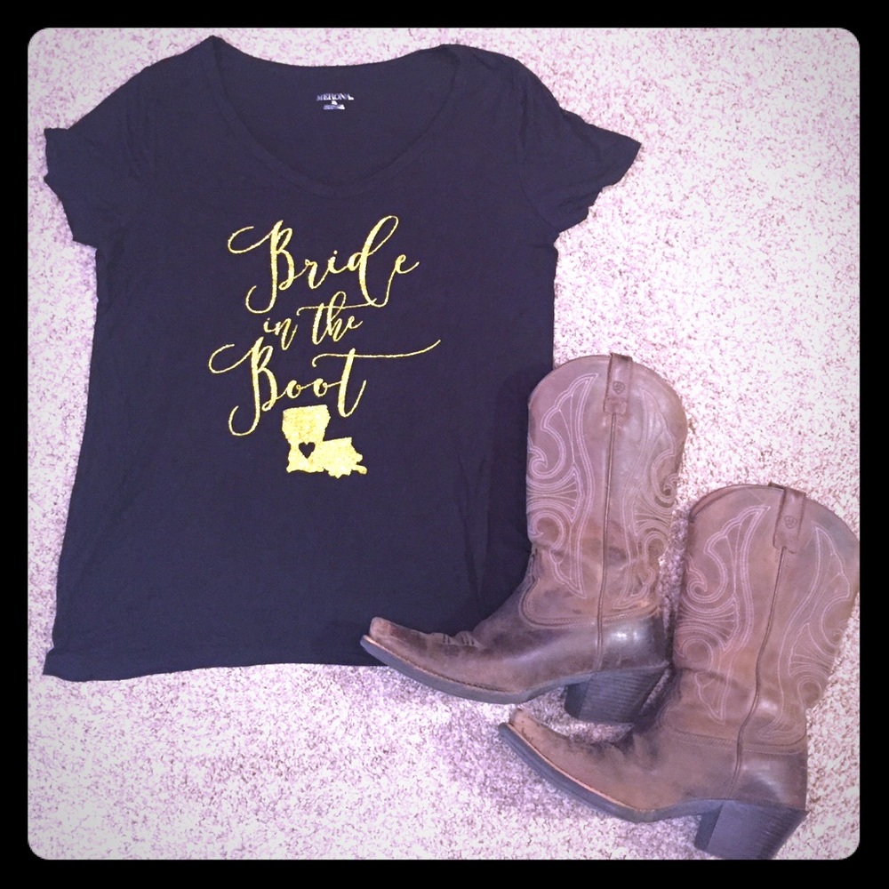 Bride In The Boot Bachelorette Shirt