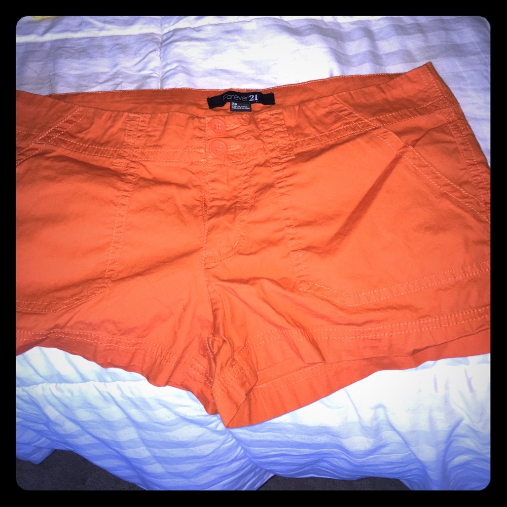 Orange shorts