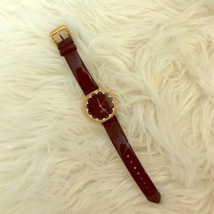 Kate Spade New York Scallop Patent Leather Watch