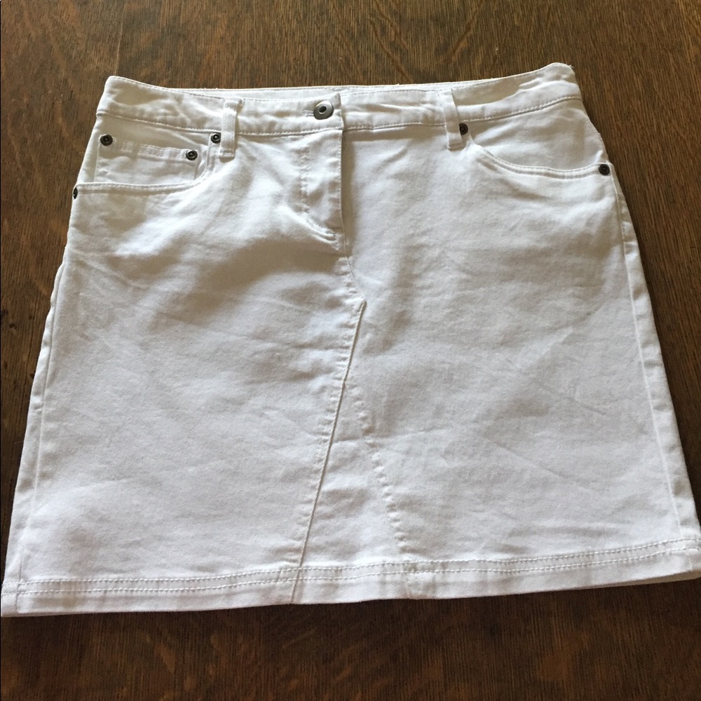 Willi Smith denim miniskirt