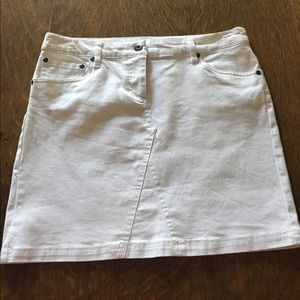 Willi Smith denim miniskirt