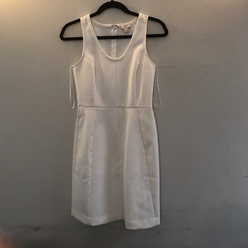 J crew dress- white. Size 00!