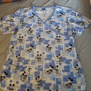 Mickey Mouse Scrub Top