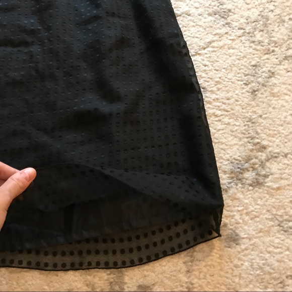 Black baby doll polka dot mesh bow dress - Picture 3 of 8