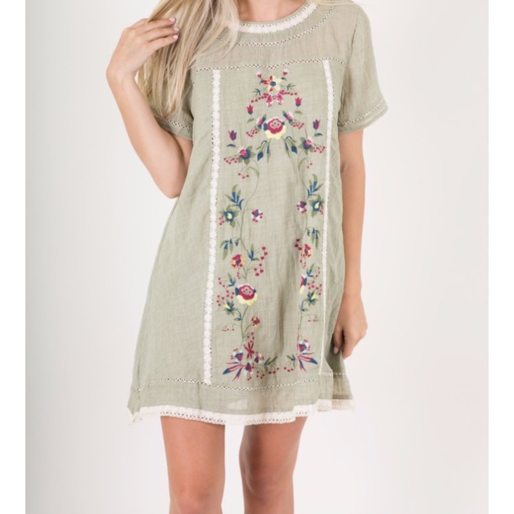 Embroidered dress
